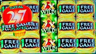 THIS HAS NEVER HAPPENED BEFORE 27 FREE GAMES - HIGH LIMIT JACKPOT FA DAO LE SLOT