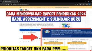 CARA DOWNLOAD RAPORT PENDIDIKAN SEKOLAH 2024