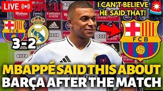 BOMBSHELL! LOOK WHAT MBAPPÉ SAID ABOUT BARCELONA AFTER THE MATCH! I CAN'T BELIEVE HE SAID THAT!