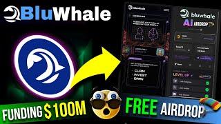 New Crypto Airdrop 2024 | Bluwhale Ai Airdrop Guide | Bluwhale Ai Testnet Airdrop | Claim Free