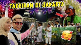 MALAM TAKBIRAN DI MASJID ISTIQLAL JAKARTA!! WOW RAME BANGET!!