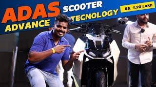 உலகத்தின் முதல் Advance Electric scooter | ultraviolette tesseract Tamil | Motographic