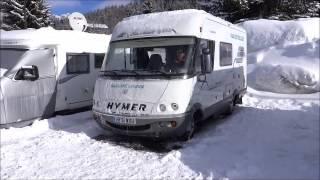 Ourtour First Time on Snow Chains: Leaving Le Praz de Lys