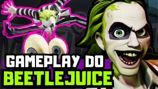 Trailer de GAMEPLAY do BEETLEJUICE no MULTIVERSUS!!! Esse Novo Personagem ta INSANO!!!