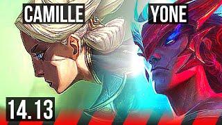 CAMILLE vs YONE (TOP) | 68% winrate, 7 solo kills, 17/5/12, Dominating | VN Master | 14.13