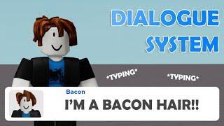 How to make a dialogue with picture and name in Roblox!