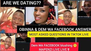 HARUSIII/OBINNA & DEM WA FACEBOOK CONFIRM DATING RUMORS ️️/ TIKTOK LIVE