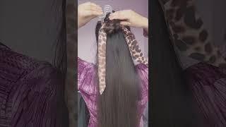 Unique and easy hair style #hairstyle