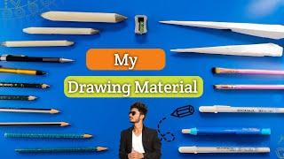 My Drawing Materials | Drawing Tools | Rahul Arts Parmar | Drawing Materials For Beginners