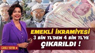 EMEKLİ İKRAMİYESİ 3 BİN TL’DEN 4 BİN TL’YE ÇIKARILDI !