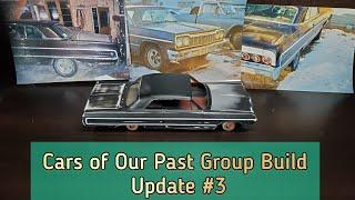 Cars of our Past Update #3, Replica of my first car. Revell 1964 Impala SS.  My weekly bench update