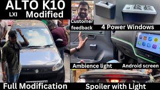 Alto K10 2024 Base to Top modified | Alto K10 fully modified | Alto k10 Top se bhi uper | #altok10