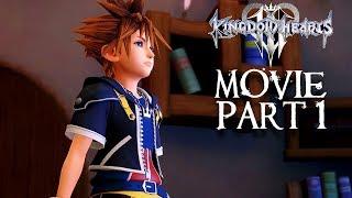 KINGDOM HEARTS 3 All Cutscenes (PART 1) Game Movie Xbox One X Enhanced