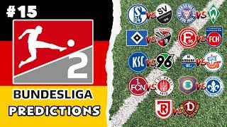 2. Bundesliga Predictions - Matchday 15