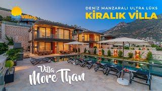 Villa More Than - Antalya Kaş  Kalkan'da Ultra Lüks Deniz Manzaralı #kiralıkvilla
