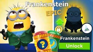 Frankenstein Unlock Epic Costume & expert / mini prize pod Minion Rush gameplay walkthrough