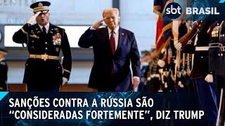 Trump considera novas sanções contra a Rússia após ataque com drones na Ucrânia | SBT Brasil (07/03)