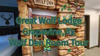 Great Wolf Lodge Grapevine, Texas | Wolf Den Suite Room Tour | Room 7076 | April 2024