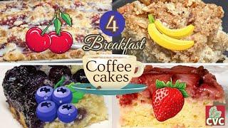 4 EASY Old-Fashioned Coffee Cakes - The BEST Coffee Cake Recipe with REAL Fruit