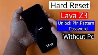 Lava z3 Remove screen lock/ Lava z3 unlock pin pattern password | Hard reset Lava LZG403 2251