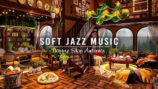 Stress Relief with Soft Jazz Music at Cozy Coffee Shop Ambience  Relaxing Jazz Instrumental Music