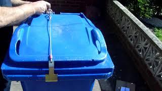 Wheelie Bin Lid Lock