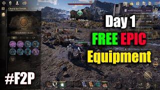 Night Crows Free Epic Equipment Free to Play Day 1