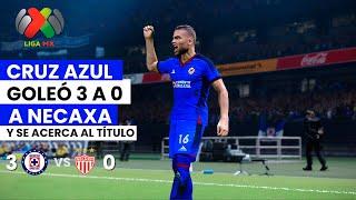 CRUZ AZUL GOLEÓ 3 A 0 A NECAXA Y SE ACERCA AL TÍTULO!