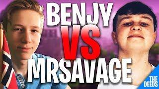 NRG Benjyfishy 1 VS 1 NRG MrSavageM | Creative 1v1 *EPIC EU BUILD FIGHTS*