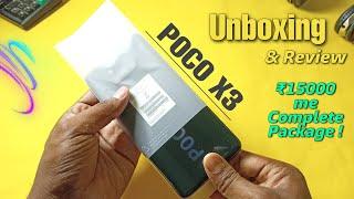 Poco X3 Unboxing & Review | Poco X3 Shadow Gray Variant Unboxing | POCO X3