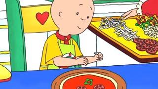 Caillou en Español - Caillou y la Pizza Casera | Dibujos Animados Capítulos Completos