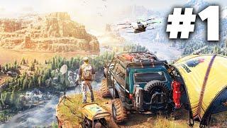 EXPEDITIONS A MudRunner Game Gameplay Walkthrough Part 1 - Little Colorado