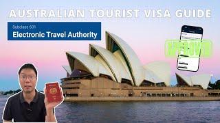 How to Apply Australian Tourist Visa (Subclass 601 Electronic Travel Authority)