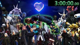 Can I Beat EVERY Kingdom Hearts Superboss in 3 Hours?