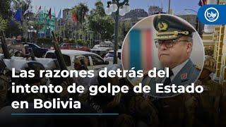 Las razones detrás del intento de golpe de Estado en Bolivia