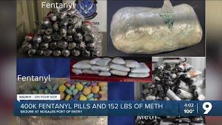 Port of Nogales CBP Officers seize 400,000 fentanyl pills during weekend