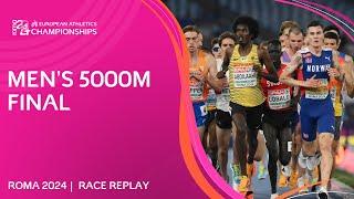 Jakob goes through the gears!  Men's 5000m replay | Roma 2024