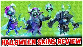 Halloween Skins review, Clash of Clans....