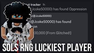 Roblox Sol's RNG Era 8 Luckiest Player