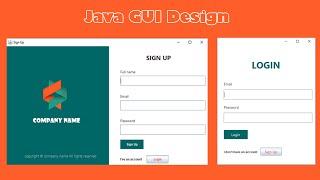 JAVA - How To Design Login And Register Form In Java Netbeans
