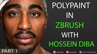 Polypaint in Zbrush with Hossein Diba - Part 1