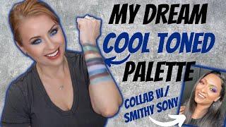 My Dream COOL TONED Eyeshadow Palette | Swatches + DEMO | Steff's Beauty Stash