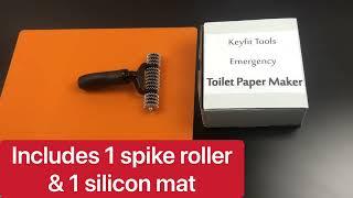 How To Make Toilet Paper Keyfit Tools ETPM Emergency Toilet Paper Maker Available On Amazon