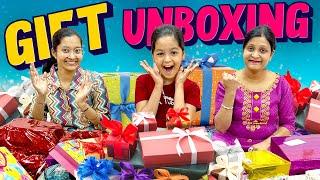 BIRTHDAY GIFTS UNBOXING| Dhwani ke birthday gifts | Funny Gifts  | Cute Sisters