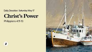 Christ’s Power – Daily Devotional