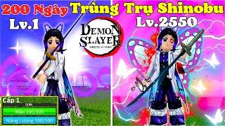 [BloxFruit] 200 Ngày Thánh Cà Khịa Trùng Trụ Độc Dược Shinobu- Thức Tỉnh Sức Mạnh Full Gear