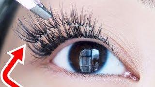 Don't Wear False Lashes Again Until You Try This TRICK!