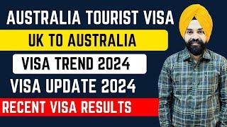 UK To Australia Tourist Visa Trend 2024 | UK To Australia Visitor Visa Approved Live Proof