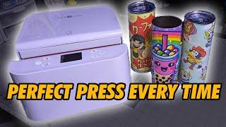 How To Perfectly Print Tumblers With The HTVRont Auto Heat Press