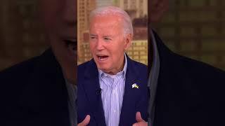 President #Biden says he's "at peace" with his decision to exit the #2024 race on #TheView.